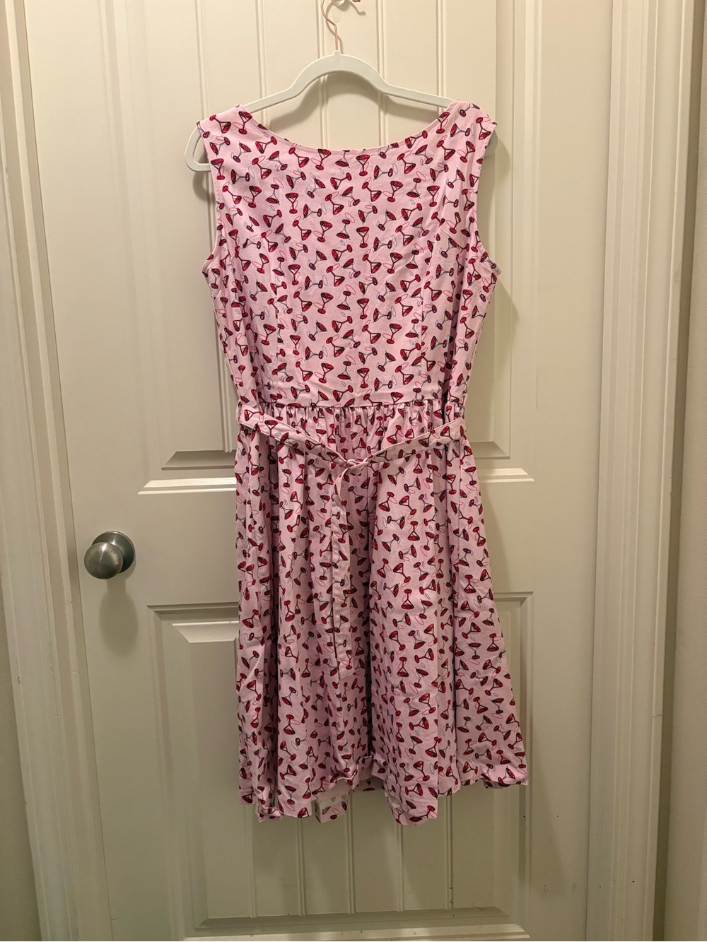 Lindy Bop Pink Martini Dress 2XL UK18